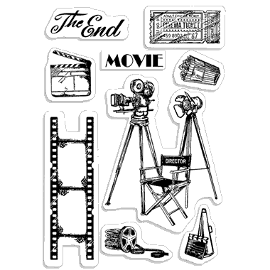 Clear Stamp Set 4"x6" The Director
