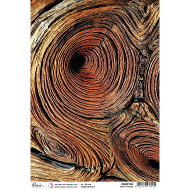 Rice Paper A4 Knotty Wood