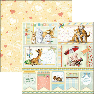 My First Year Cards & Tags Paper Sheet 12"x12"