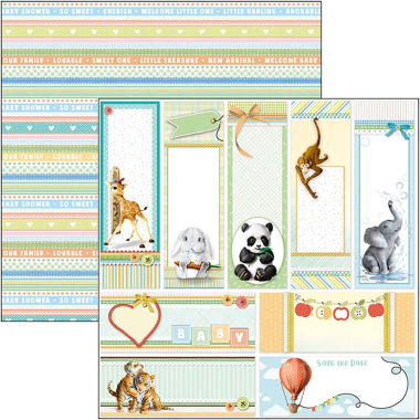 Save the Date Paper Sheet 12"x12"