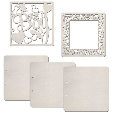 Set Album Pages 8 5/8"x8 5/8" It's a Boy