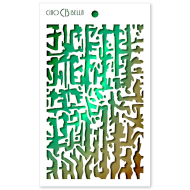 Texture Stencil 5"x8" Abstract Lines