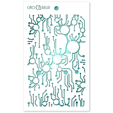 Texture Stencil 5"x8" Metro