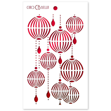 Texture Stencil 5"x8" Lanterns