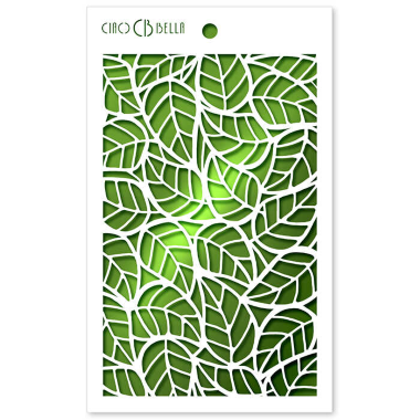 Texture Stencil 5"x8" Leaves