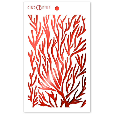 Texture Stencil 5"x8" Corals