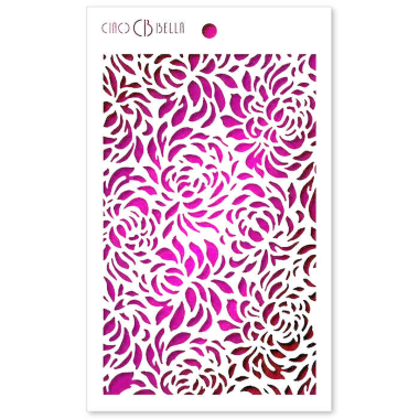 Texture Stencil 5"x8" Floral