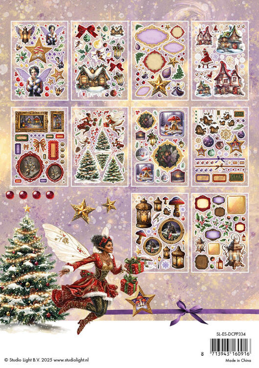 SL Die-cut Paper Pad Fairy Christmas Essentials No. 334