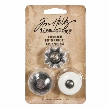 Idea-ology • Tim Holtz curio knobs 3pcs