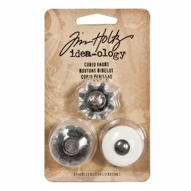 Idea-ology • Tim Holtz curio knobs 3pcs