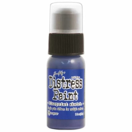 Ranger • Tim Holtz Distress paint Blueprint sketch