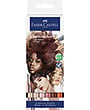 Duo aquarelmarker FC Goldfaber etui 6st. Portrait kleur nrs: 283, 195, 114, 116,