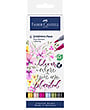 Duo aquarelmarker FC Goldfaber etui 6st. Lettering kleur nrs: 107, 114, 125, 446,