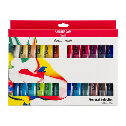 Amsterdam • Standard Series Acrylics General Selection Set 24x20ml