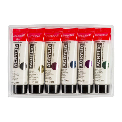 Amsterdam • Standard Series Acrylic Paint Pearlescent Set 6x20ml