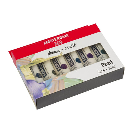 Amsterdam • Standard Series Acrylic Paint Pearlescent Set 6x20ml
