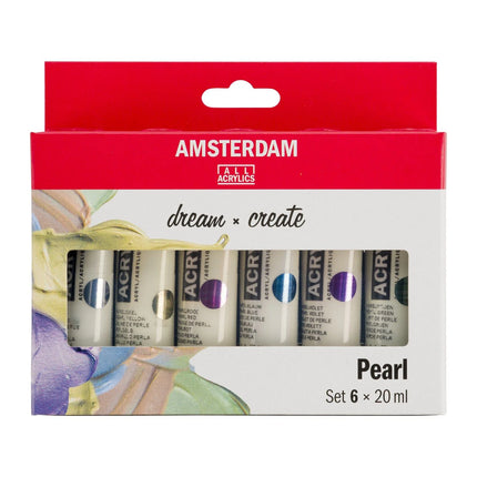 Amsterdam • Standard Series Acrylic Paint Pearlescent Set 6x20ml