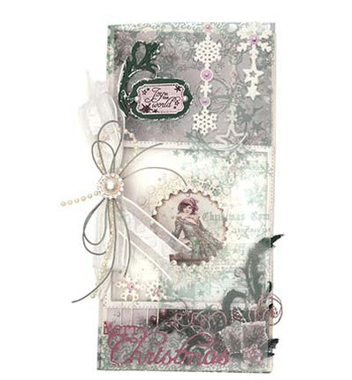 JMA Cutting Die Winter Curtain Christmas Blush no. 1062