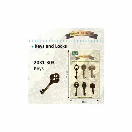 Vaessen Creative • Vintage Keys 6pcs