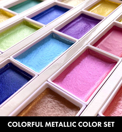 Gansai Tambi Set 24 Metallic Colours
