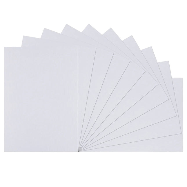Florence • Linen Cardstock 250g A4 White 10x