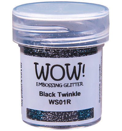 Wow Embossing Glitters, Black Twinkle