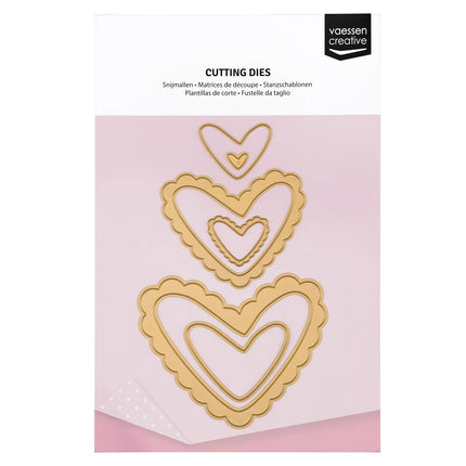 Vaessen Creative • Essentials Cutting Dies Playful Hearts