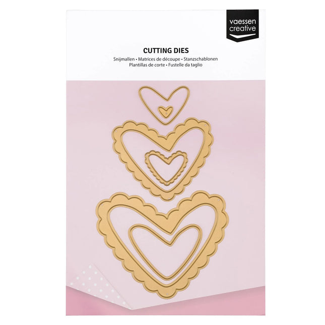 Vaessen Creative • Essentials Cutting Dies Playful Hearts