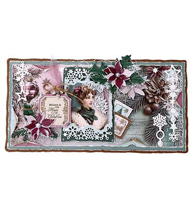 JMA Designer Paper Pad Backgrounds Christmas Blush no. 393