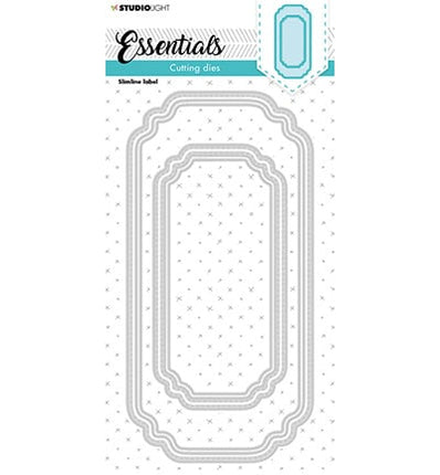 SL Cutting Die Slimline label Essentials nr.184