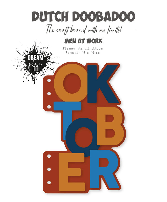 DDBD Planner Stencil October