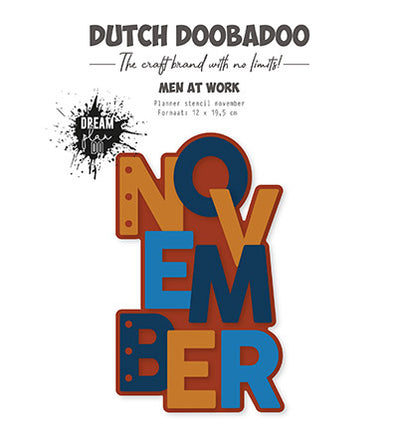 DDBD Planner Stencil November