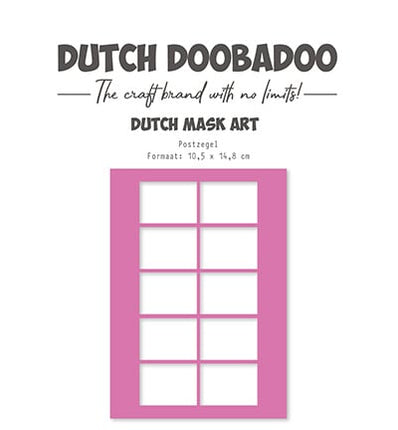 DDBD Dutch Mask art Postage stamp