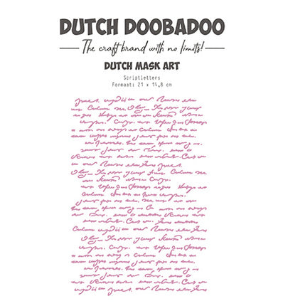 DDBD Mask Art Script Letters
