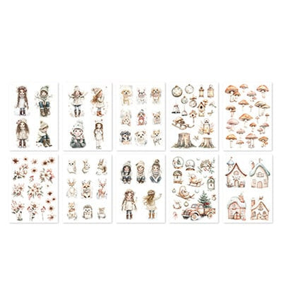 DDBD Collage Paperset Winter Wonderland