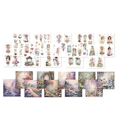 DDBD Collage Paperset Woodland Springs