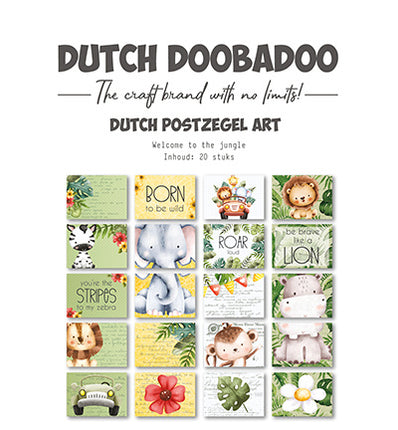 DDBD Die-cut sheet Jungle 2x A6
