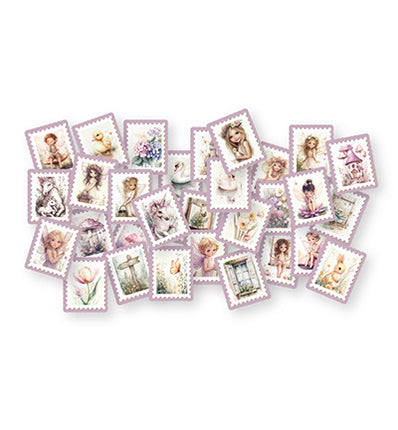 DDBD Die-cuts Spring Poststamps