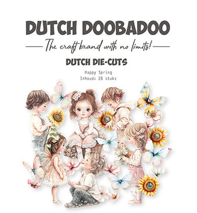 DDBD Collage Die-cuts Happy Spring