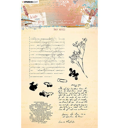 JMA Clear Stamp Inky notes Write Your Story nr.210