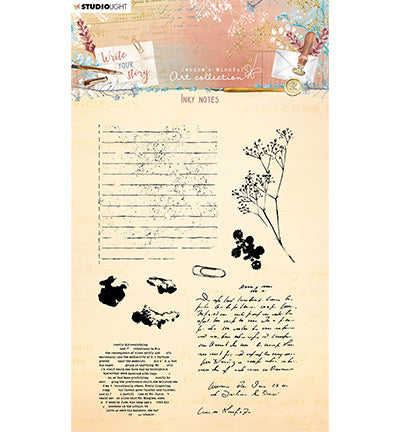 JMA Clear Stamp Inky notes Write Your Story nr.210