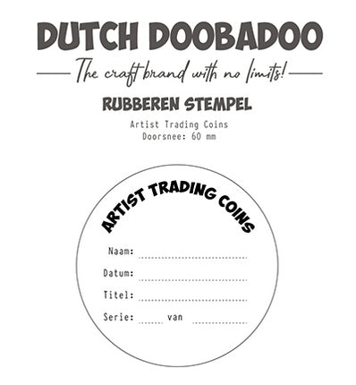 DDBD Rubber stamp ATC text