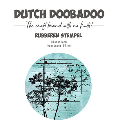 DDBD Rubber stamp 3 ATC Flower