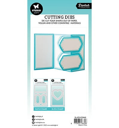 SL Cutting Dies Zig-zag card shape Essentials no.448
