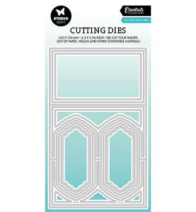 SL Cutting Dies Zig-zag card shape Essentials no.448