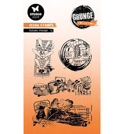 Autumn stamps Grunge collection nr.451