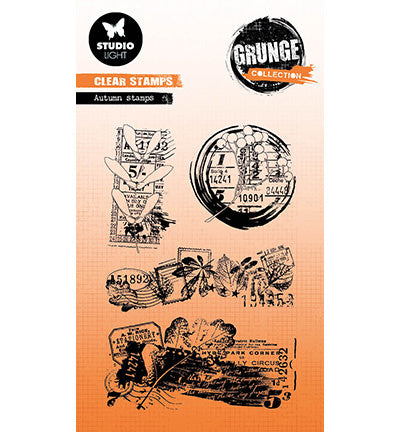 Autumn stamps Grunge collection nr.451