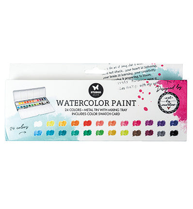 SL Watercolor paint 24 colors Essentials +ABM nr.02