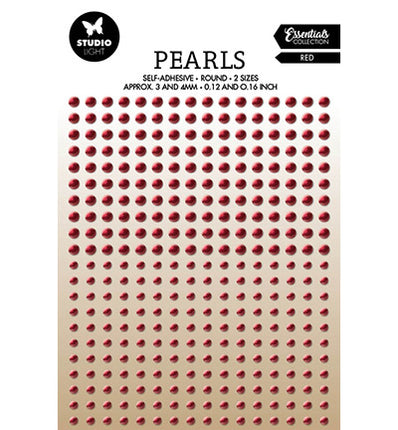 SL Self-adhesive Pearls Red pearls Essentials nr.24