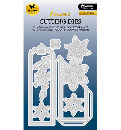 SL Cutting Dies Snow tag Essentials nr.555